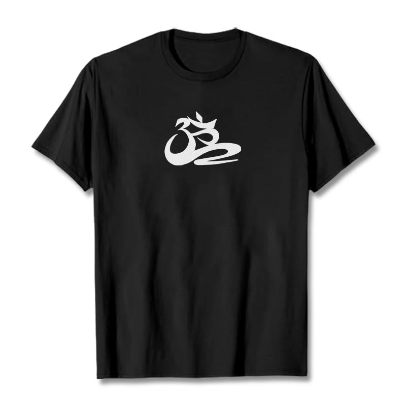 Buddha Stones OM Tee T-shirt - Black - 2XL - image 5