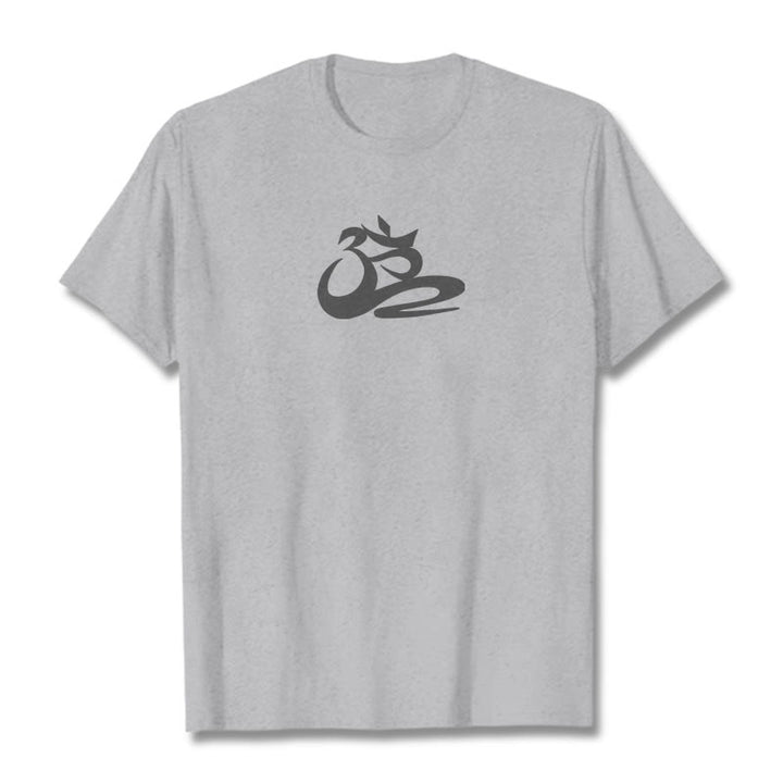 Buddha Stones OM Tee T-shirt - Light Grey - 2XL - image 19