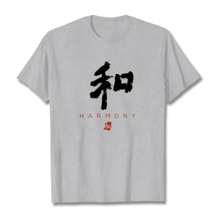 Buddha Stones He Harmony Tee T-shirt - Light Grey - 2XL - image 19