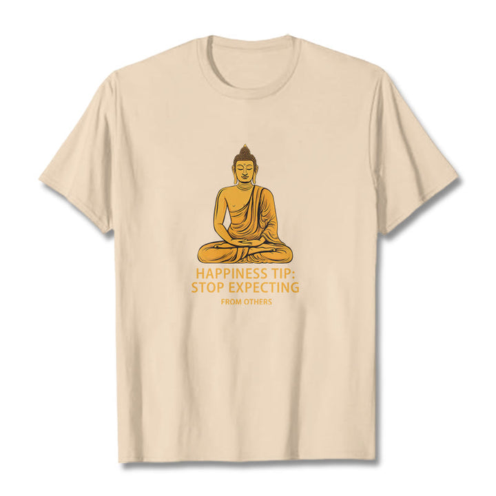 Buddha Stones Stop Expecting From others Buddha Tee T-shirt - Bisque - 2XL - image 14