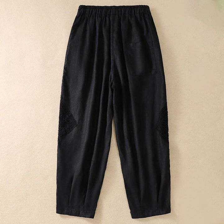 Buddha Stones Summer Women's Drawstring Harem Pants With Pockets - image 5
