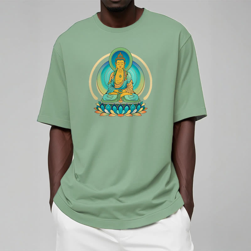 Buddha Stones Lotus Buddha Tee T-shirt - image 14