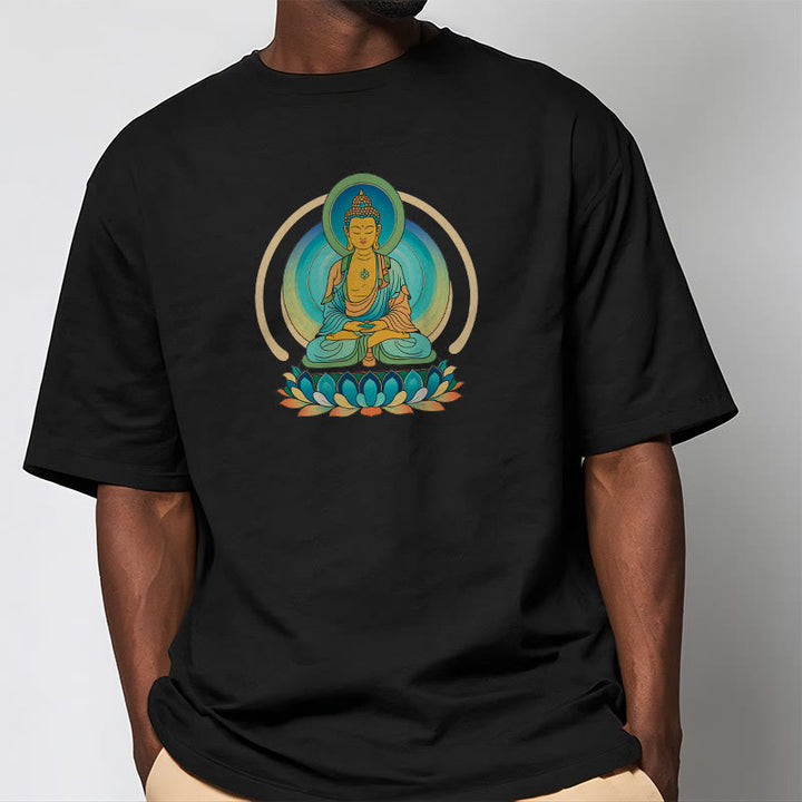 Buddha Stones Lotus Buddha Tee T-shirt - image 6