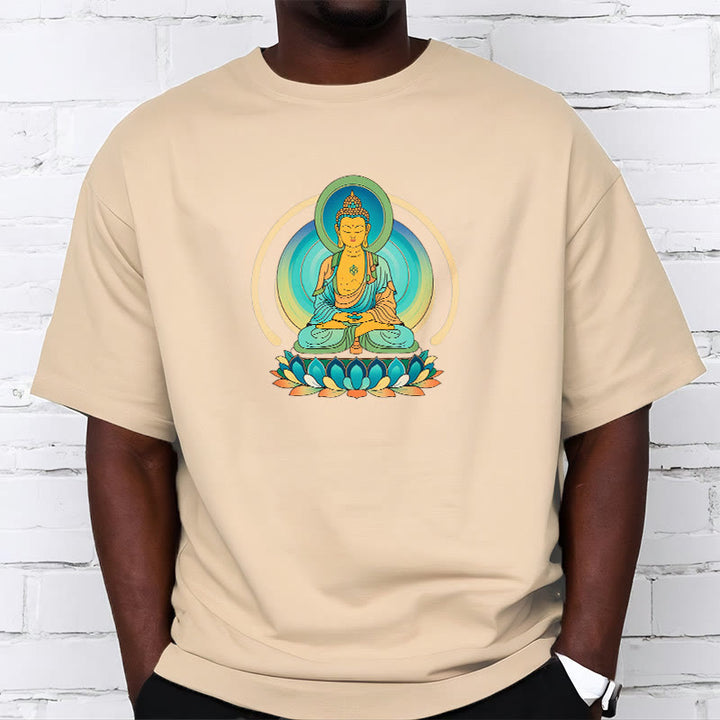 Buddha Stones Lotus Buddha Tee T-shirt - image 1