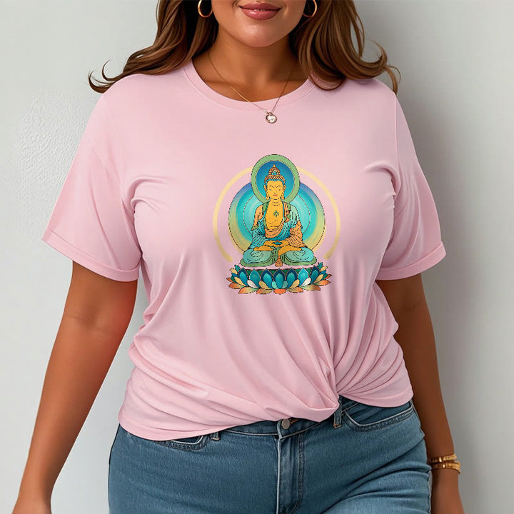 Buddha Stones Lotus Buddha Tee T-shirt - image 12