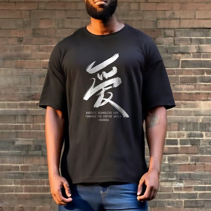 Buddha Stones Ai Radiate Boundless Love Towards The Entire World Tee T-shirt - image 6