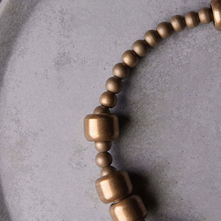 Buddha Stones Vintage Copper Brass Blance Wealth Bracelet - image 3