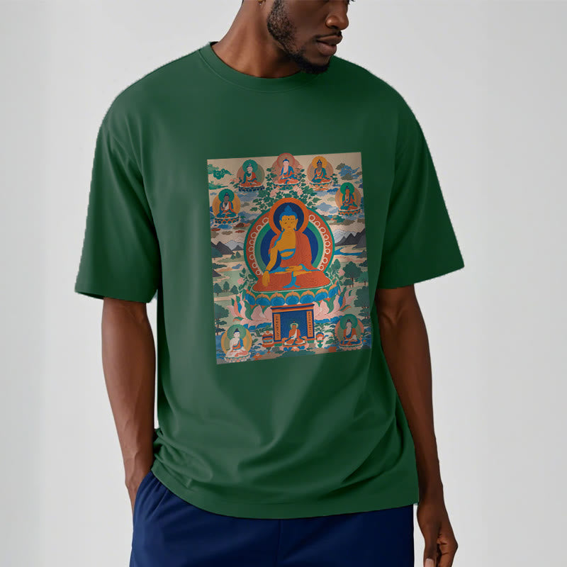 Buddha Stones The Medicine Buddha Sutra Transformed Into Art Tee T-shirt - image 4