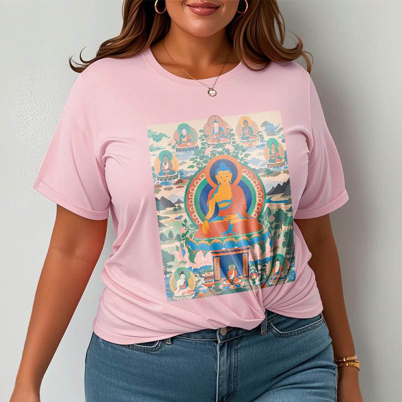 Buddha Stones The Medicine Buddha Sutra Transformed Into Art Tee T-shirt - image 13