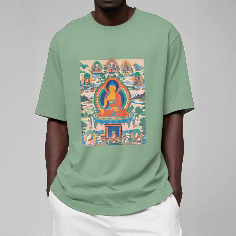 Buddha Stones The Medicine Buddha Sutra Transformed Into Art Tee T-shirt - image 15