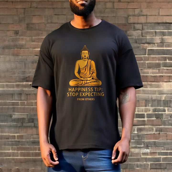 Buddha Stones Stop Expecting From others Buddha Tee T-shirt - image 2