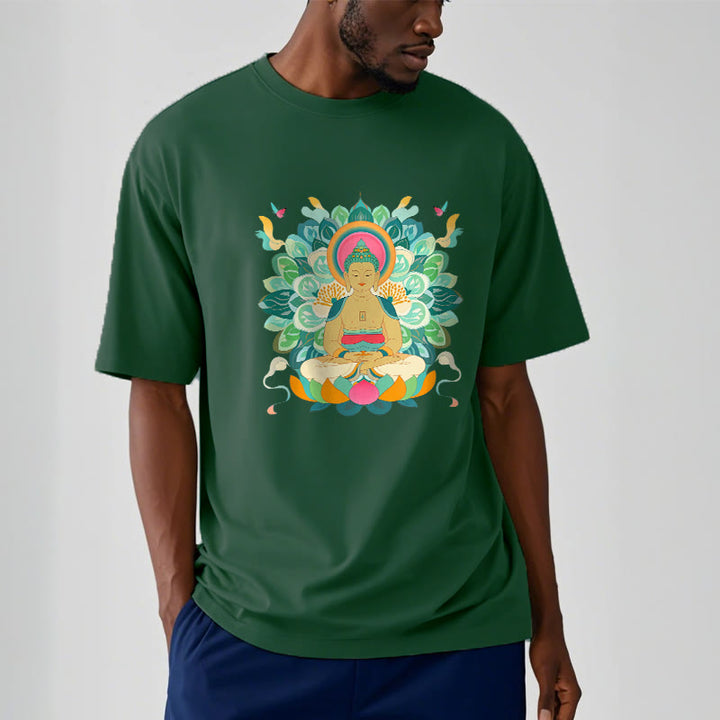 Buddha Stones Butterfly Lotus Buddha-Inspired Tee T-shirt - image 10