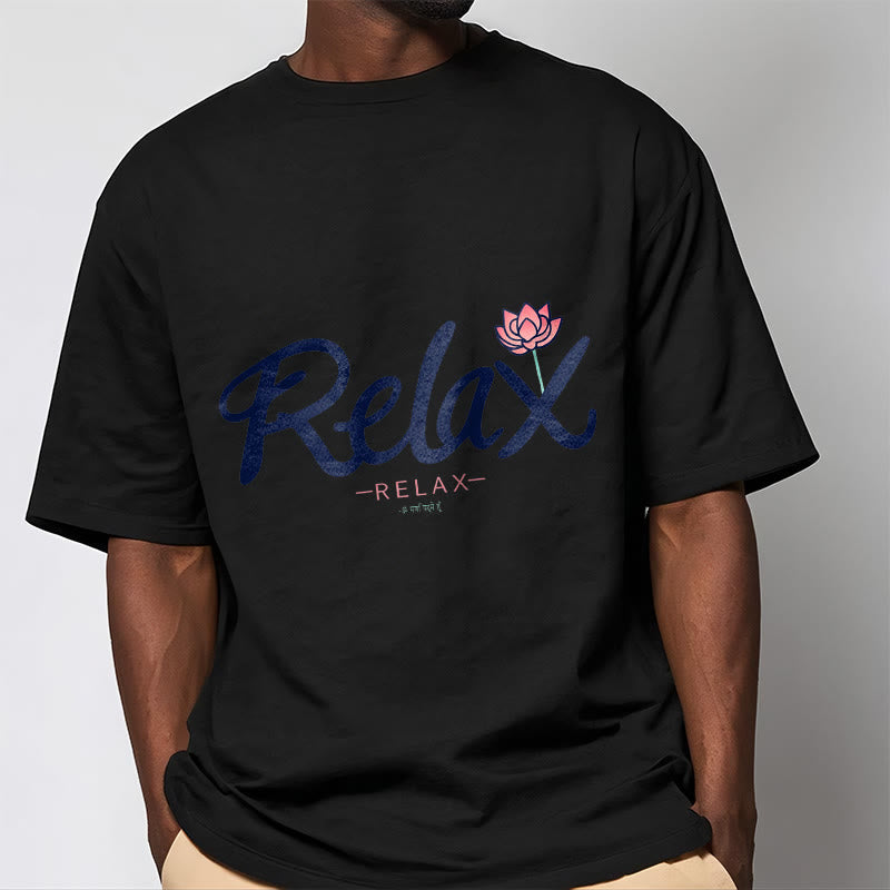 Buddha Stones RELAX Lotus Tee T-shirt - image 5