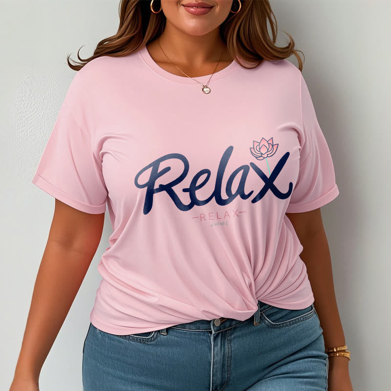 Buddha Stones RELAX Lotus Tee T-shirt - image 13