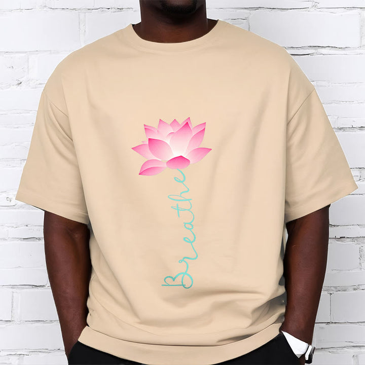 Buddha Stones BREATHE Lotus Tee T-shirt - image 8