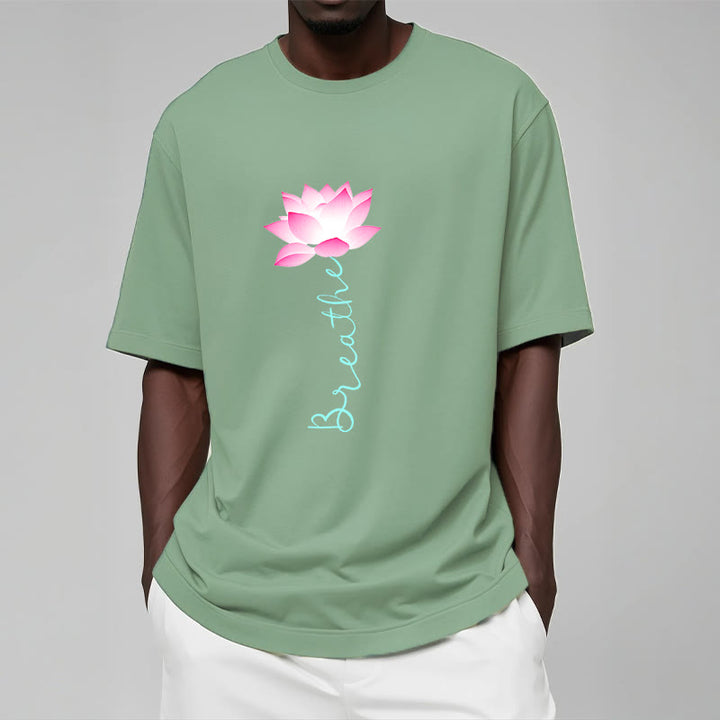 Buddha Stones BREATHE Lotus Tee T-shirt - image 14