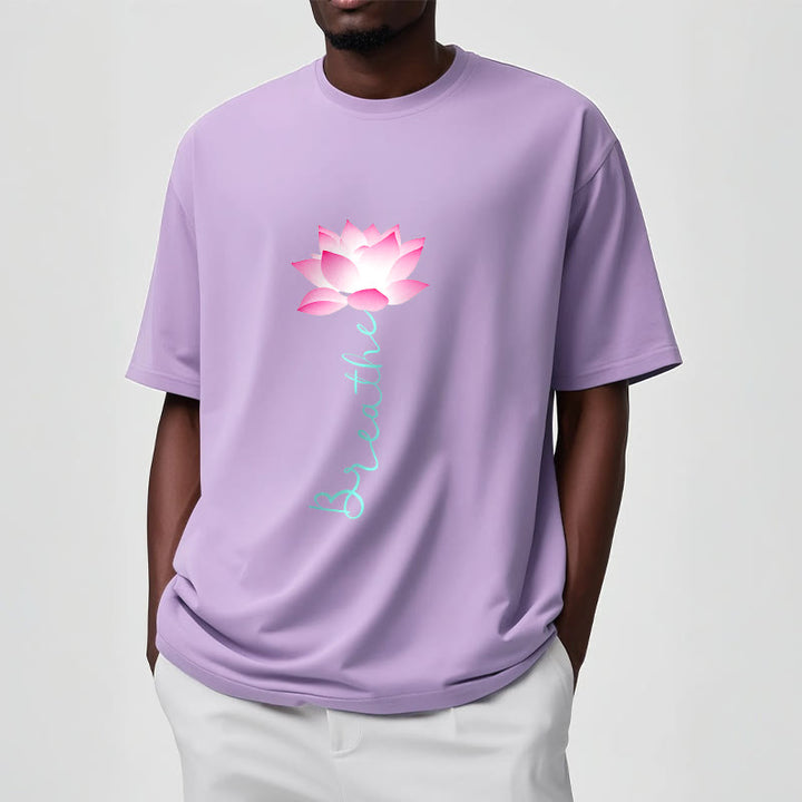 Buddha Stones BREATHE Lotus Tee T-shirt - image 16