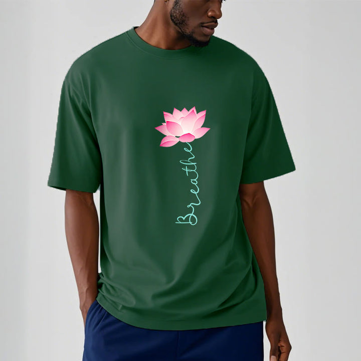 Buddha Stones BREATHE Lotus Tee T-shirt - image 10