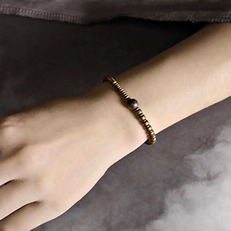 Buddha Stones Balance Copper Luck Brass Bracelet - image 11