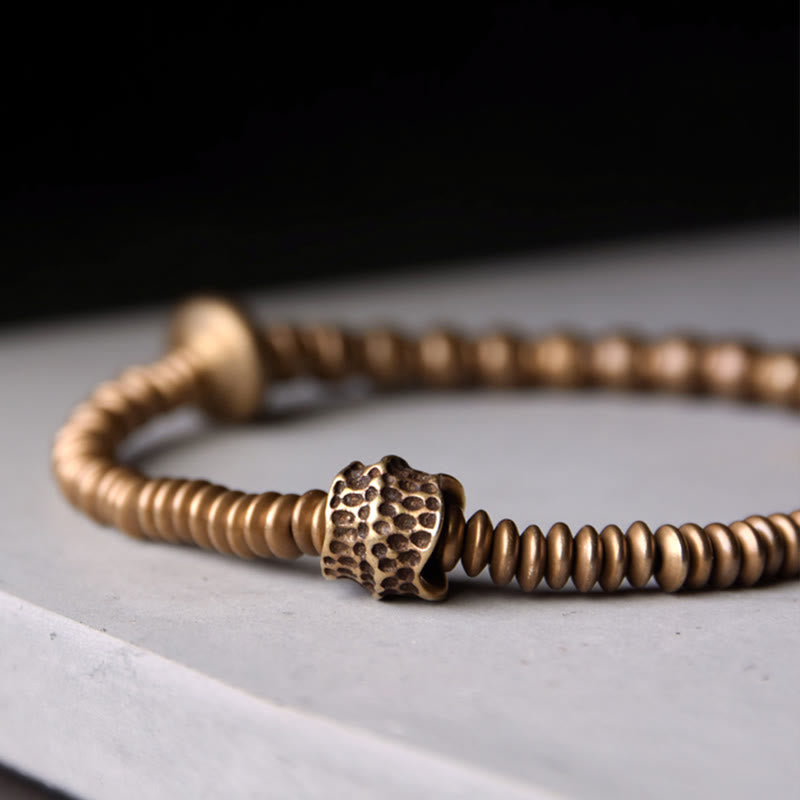 Buddha Stones Balance Copper Luck Brass Bracelet - image 2