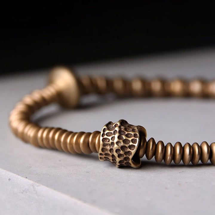 Buddha Stones Balance Copper Luck Brass Bracelet - image 12