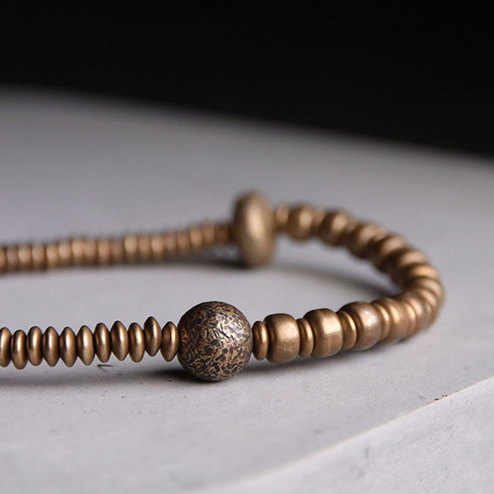 Buddha Stones Balance Copper Luck Brass Bracelet - image 13