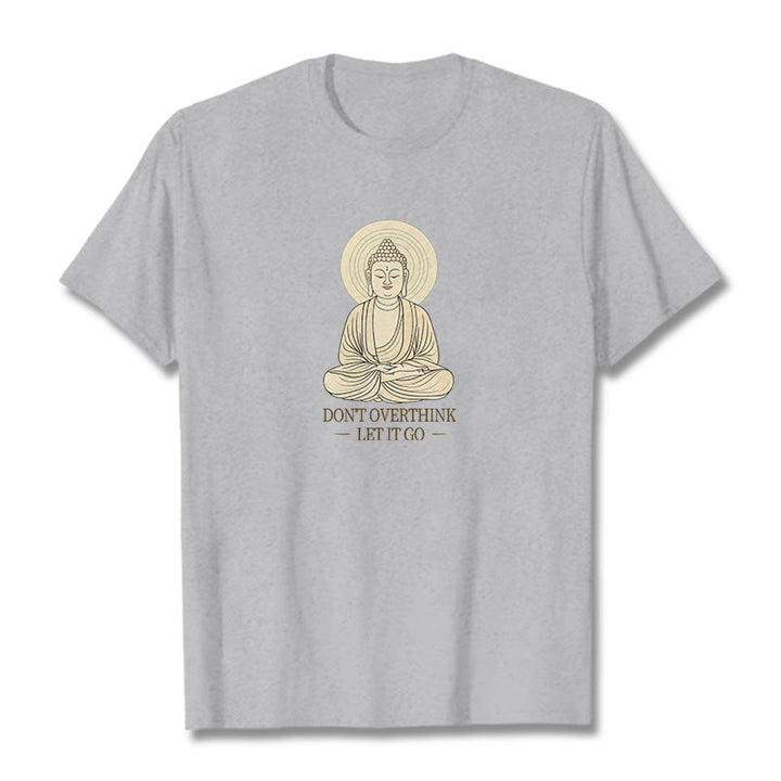 Buddha Stones Don't Overthink Tee T-shirt - LightGrey - 2XL - image 11