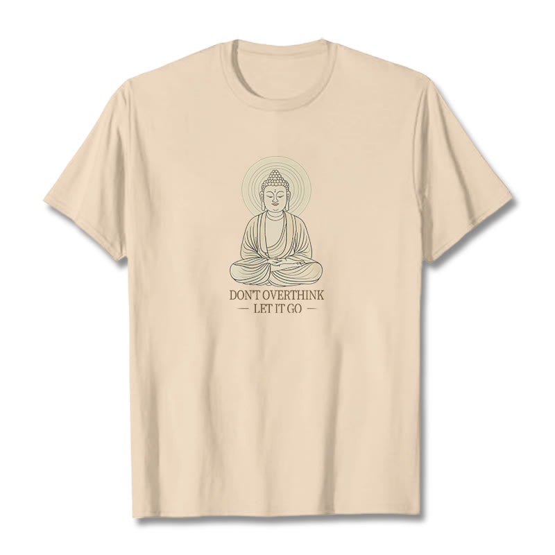 Buddha Stones Don't Overthink Tee T-shirt - Bisque - 2XL - image 0