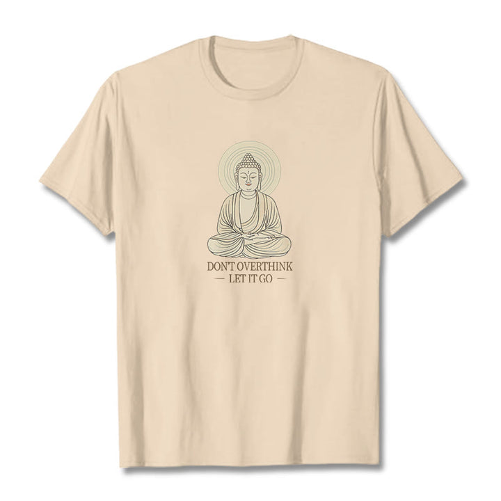 Buddha Stones Don't Overthink Tee T-shirt - Bisque - 2XL - image 0