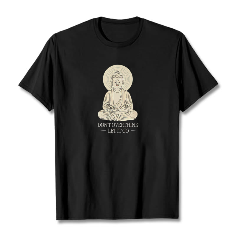Buddha Stones Don't Overthink Tee T-shirt - Black - 2XL - image 5
