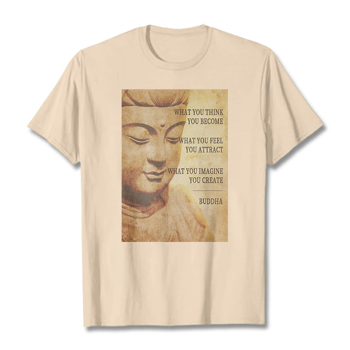 Buddha Stones What You Think You Become Tee T-shirt - Bisque - 2XL - image 7