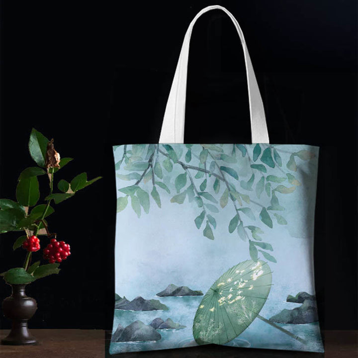 Buddha Stones Canvas Colourful Shoulder Bag - image 8