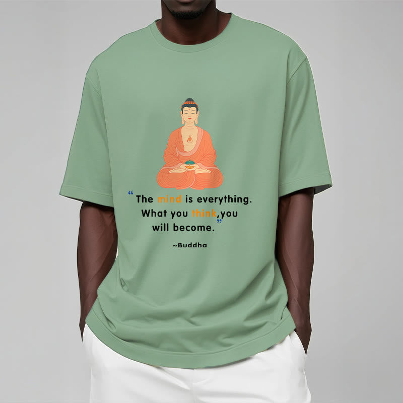 Buddha Stones The Mind Is Everything Meditation Buddha Tee T-shirt - image 15