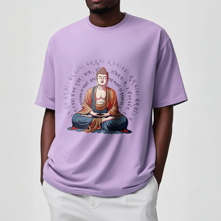 Buddha Stones Sanskrit Heart Sutra Form Is No Other Than Emptiness Tee T-shirt - image 17