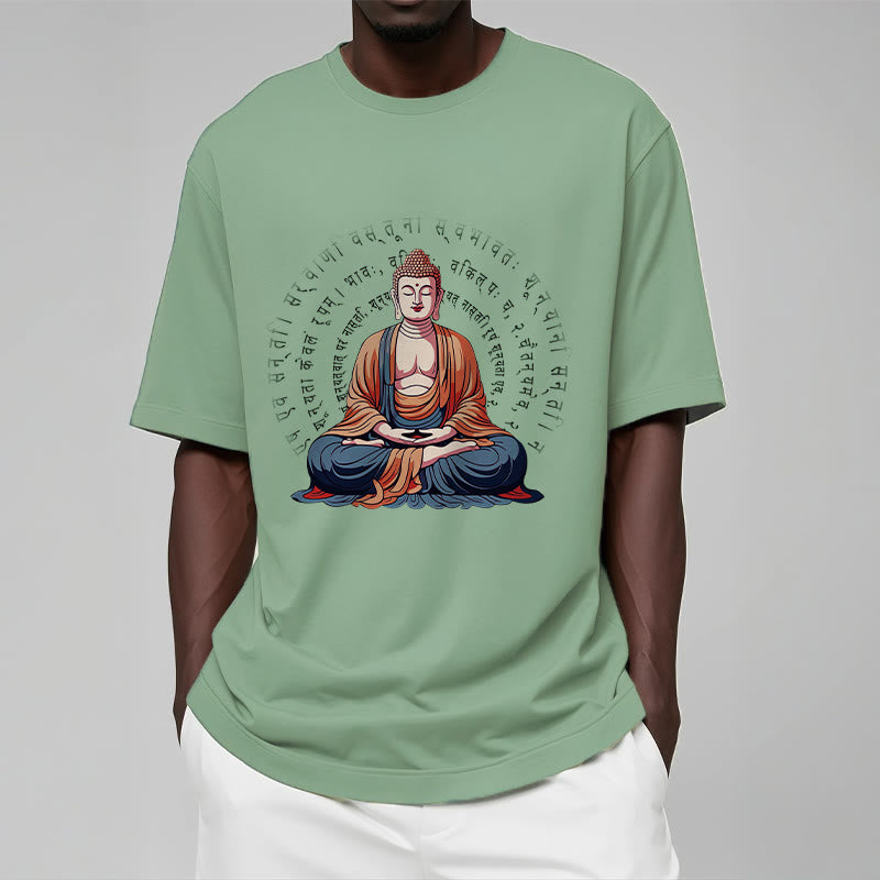 Buddha Stones Sanskrit Heart Sutra Form Is No Other Than Emptiness Tee T-shirt - image 15