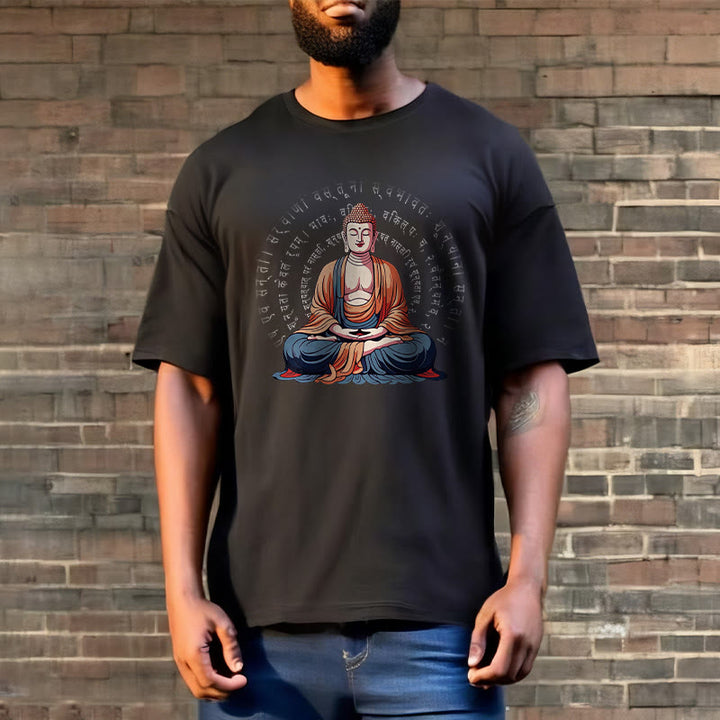 Buddha Stones Sanskrit Heart Sutra Form Is No Other Than Emptiness Tee T-shirt - image 6