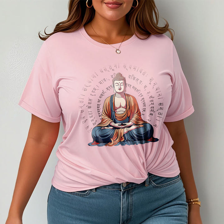 Buddha Stones Sanskrit Heart Sutra Form Is No Other Than Emptiness Tee T-shirt - image 13