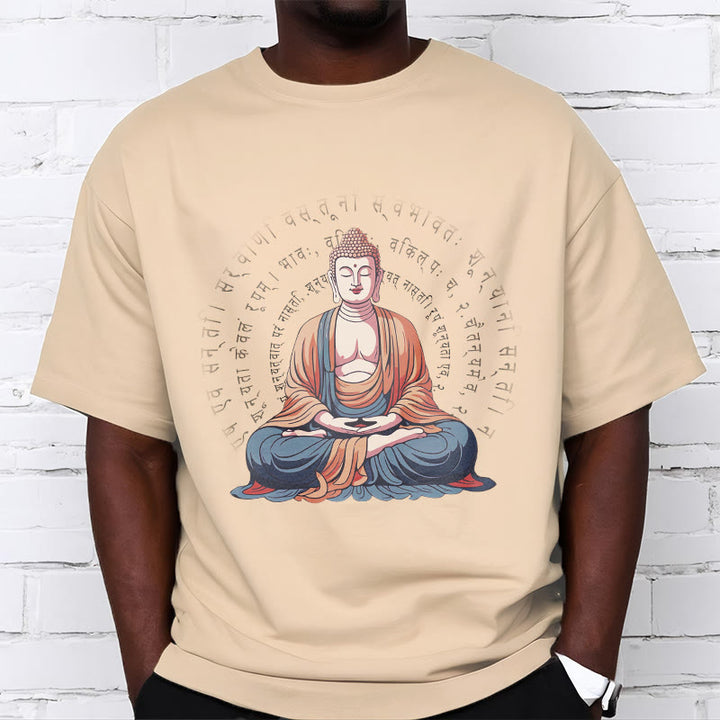Buddha Stones Sanskrit Heart Sutra Form Is No Other Than Emptiness Tee T-shirt - image 9