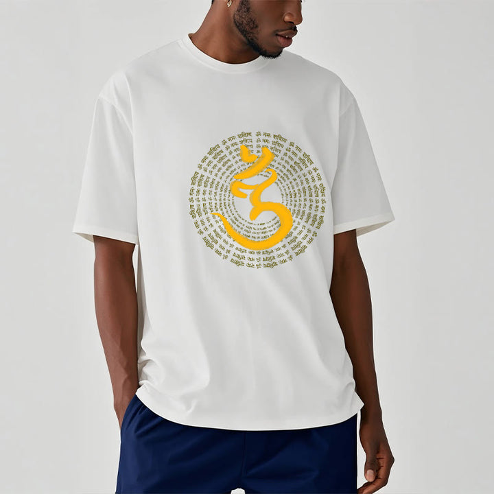 Buddha Stones 108 OM NAMAH SHIVAYA Mantra Sanskrit Tee T-shirt - image 8