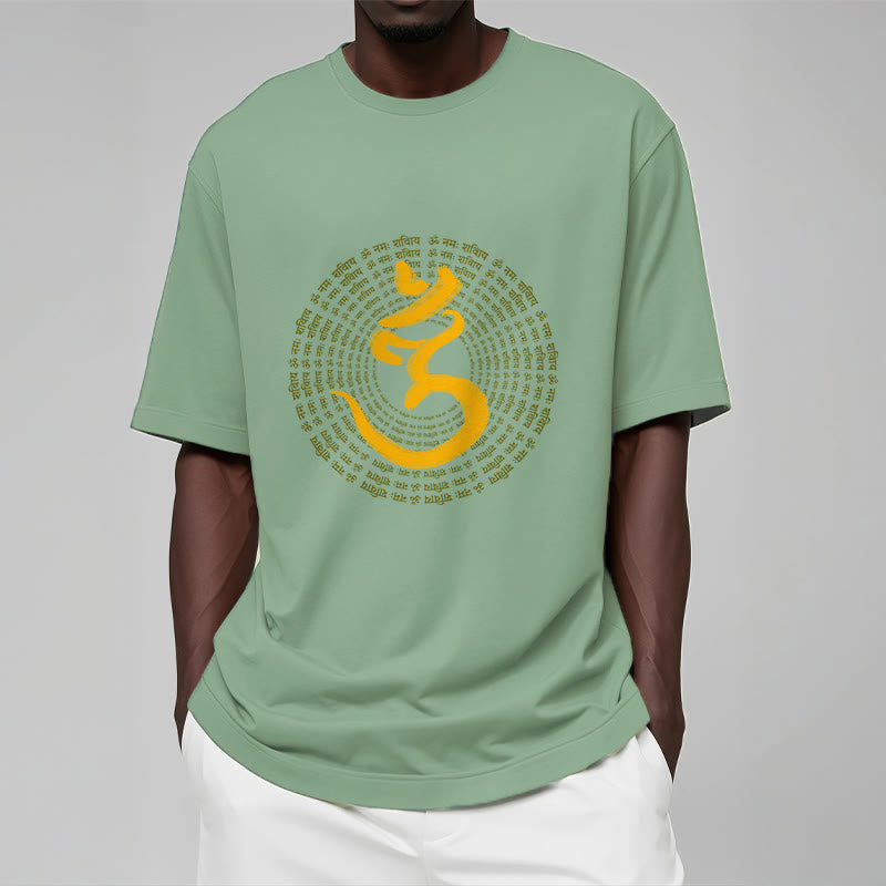 Buddha Stones 108 OM NAMAH SHIVAYA Mantra Sanskrit Tee T-shirt - image 17