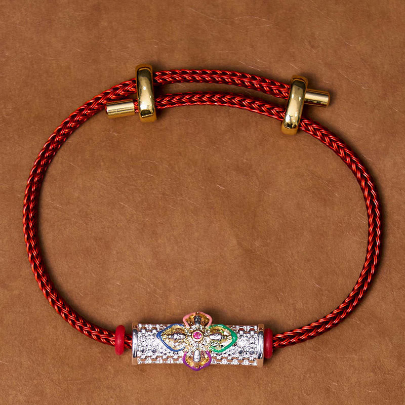 Buddha Stones Copper Luck Red String Bracelet - image 2