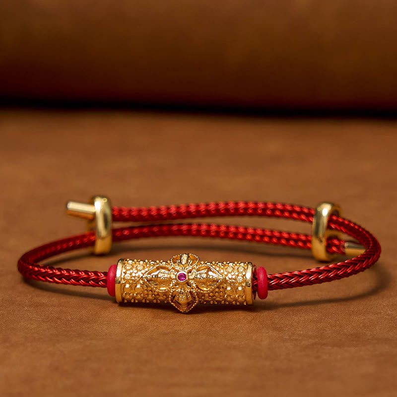 Buddha Stones Copper Luck Red String Bracelet - image 13