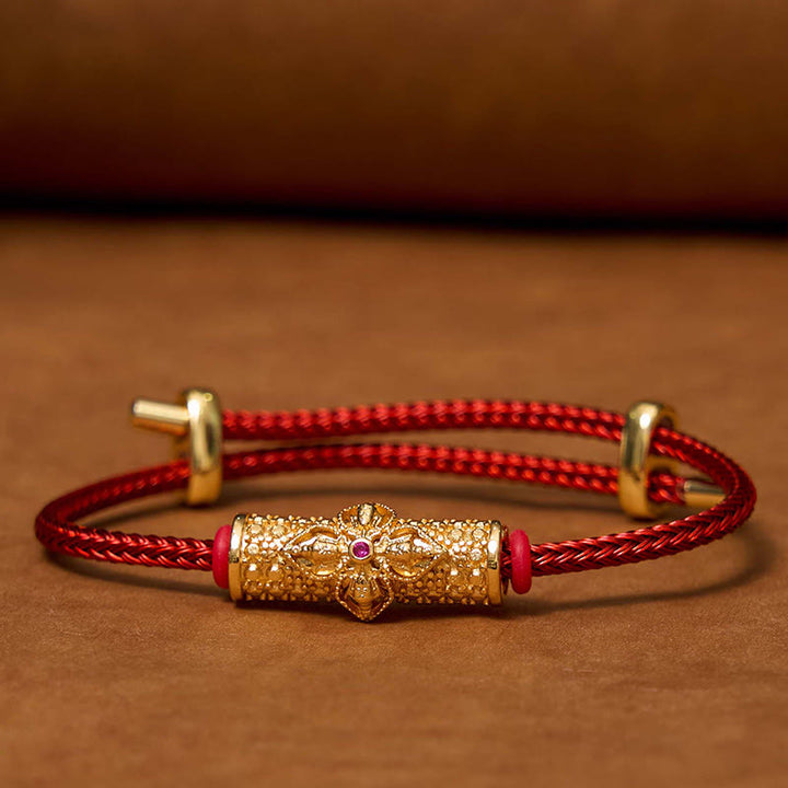 Buddha Stones Copper Luck Red String Bracelet - image 13