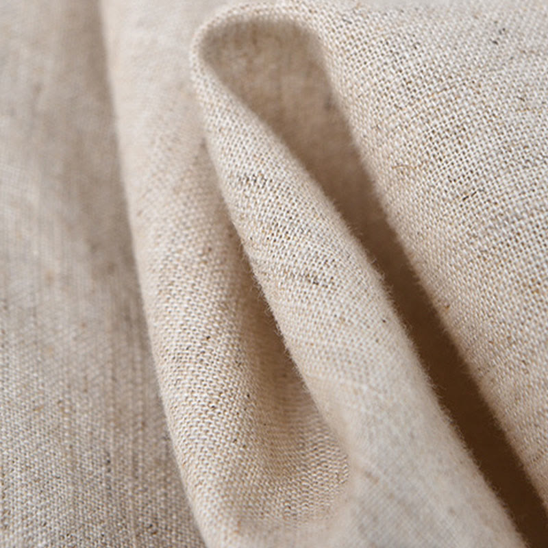 Buddha Stones Men's Long Sleeve Turn-down Collar With Pocket Pure Color Comfortable Cotton Shirt - image 11