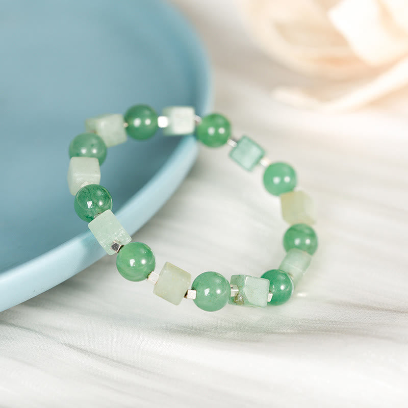 Buddha Stones Various Crystals Black Obsidian Purification Bracelet - image 13