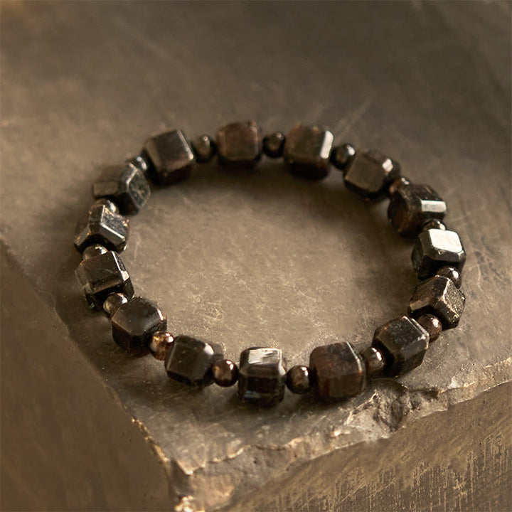 Buddha Stones Astrophyllite Transformation Bracelet - Astrophyllite(Wrist Circumference: 14-16cm) - image 0