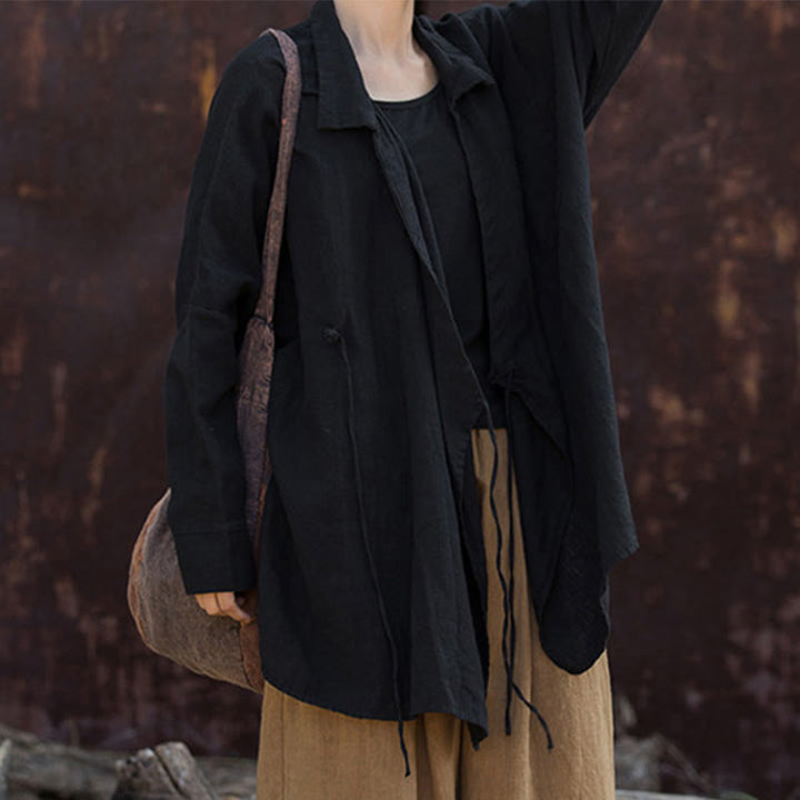 Buddha Stones Meditate Ramie Cotton Clothing - image 23