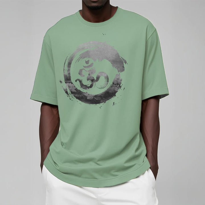 Buddha Stones Om Lotus Cotton Tee T-shirt - image 18