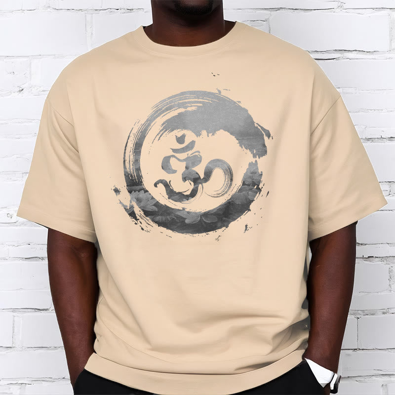 Buddha Stones Om Lotus Cotton Tee T-shirt - image 12