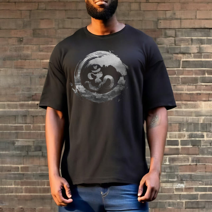 Buddha Stones Om Lotus Cotton Tee T-shirt - image 3